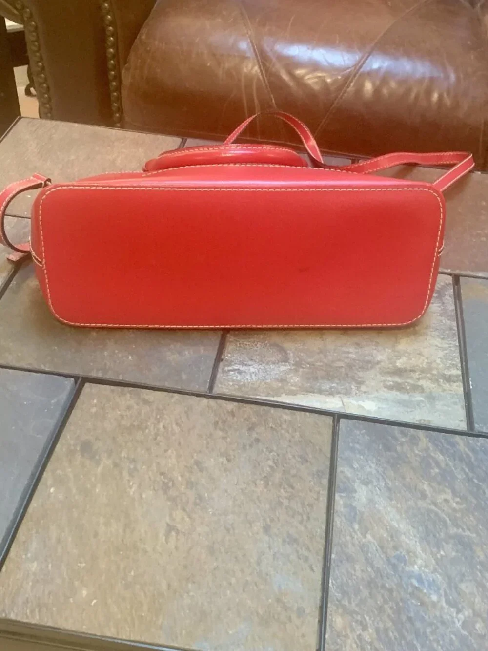 KATE SPADE Wellesley Rachelle Red Leather Satchel Crossbody Bag